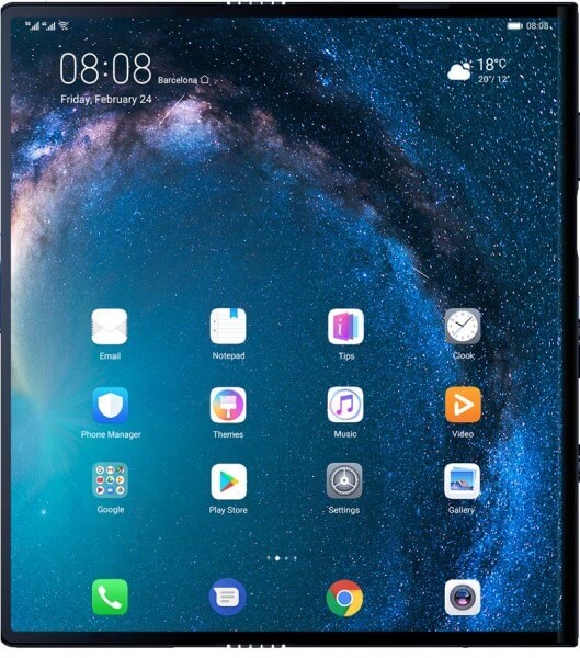 So sieht das erste faltbare Smartphone von Huawei aus